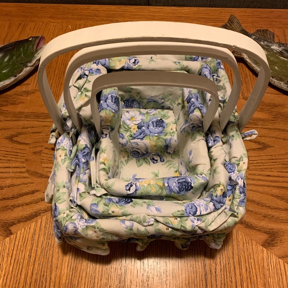 3pc Floral Basket Set - Picture 2 of 15